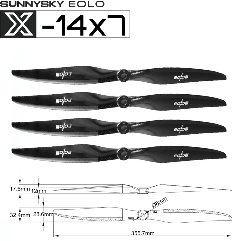 4PCS 14x7
