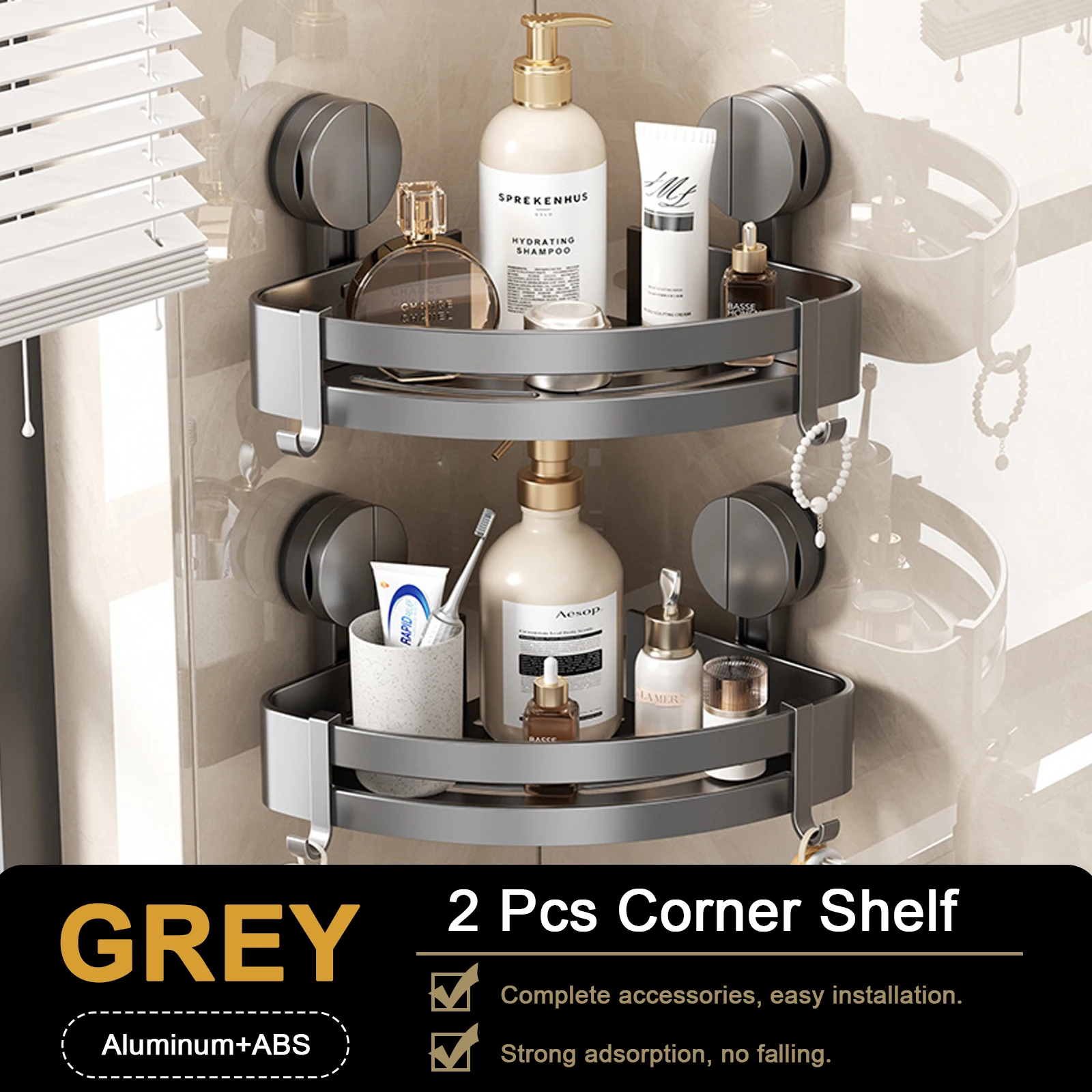 A 2 Pcs Grey