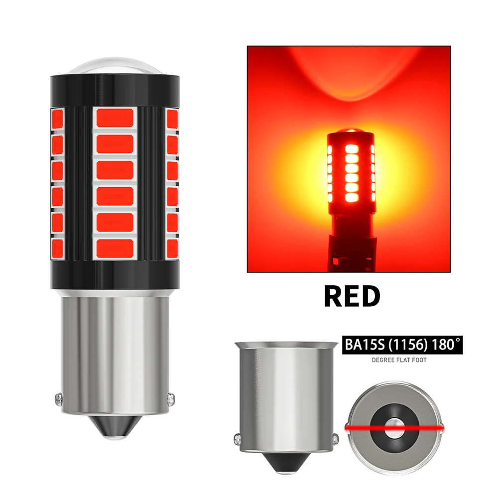 1156 P21W Red