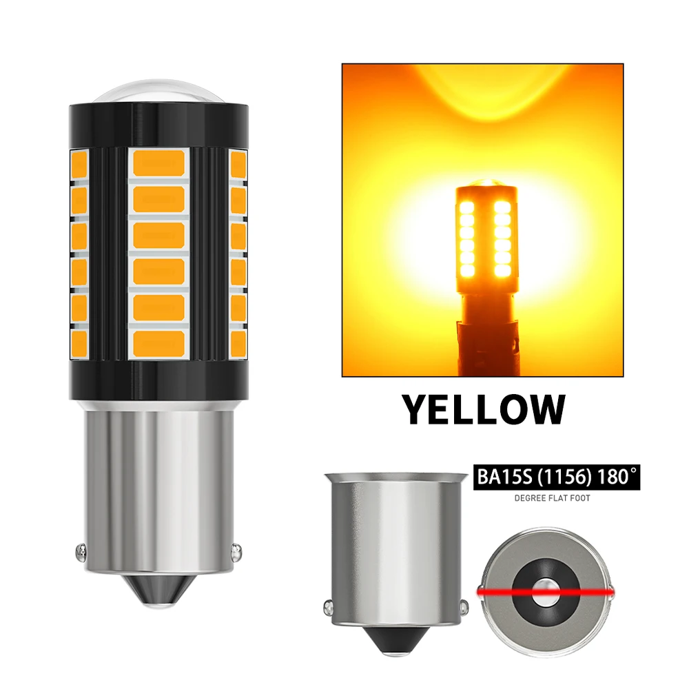 1156 P21W Yellow