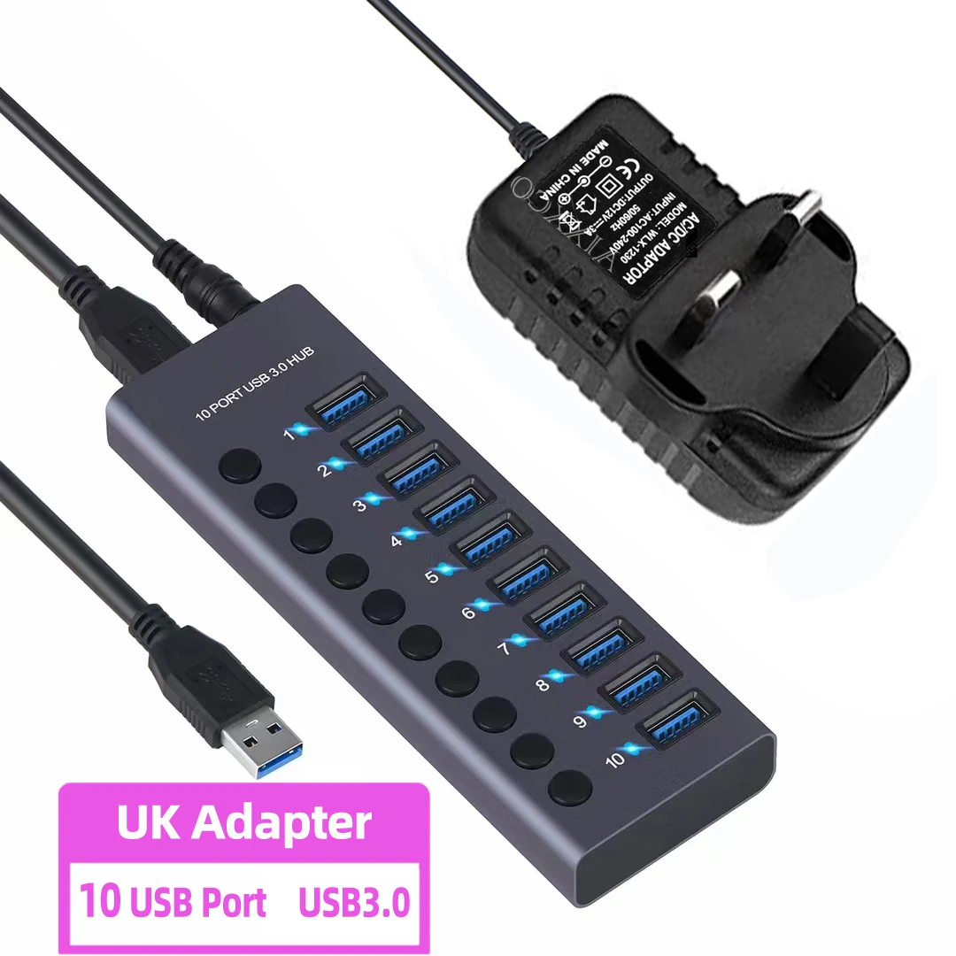 10Ports UK Plug