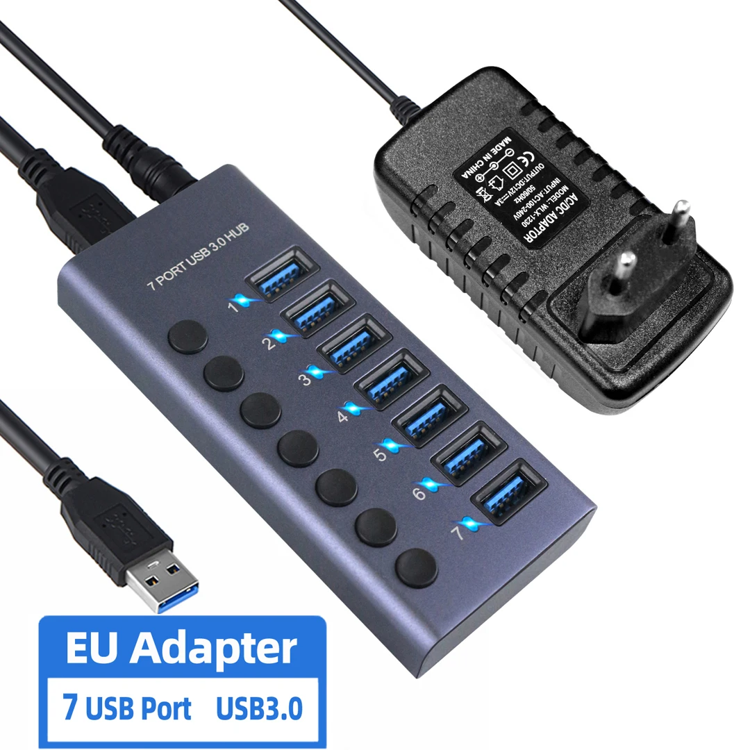 7Ports EU Plug