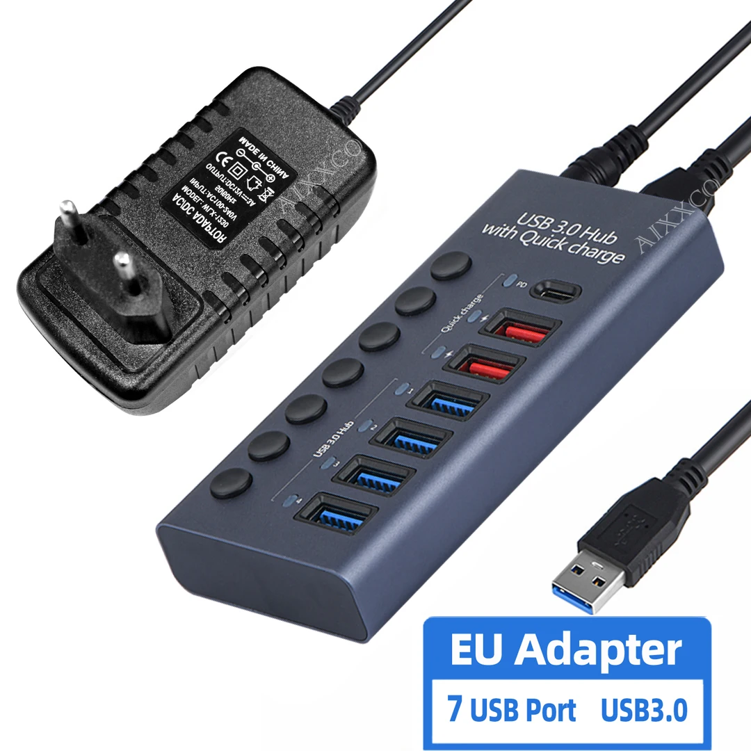 7Ports PD EU Plug