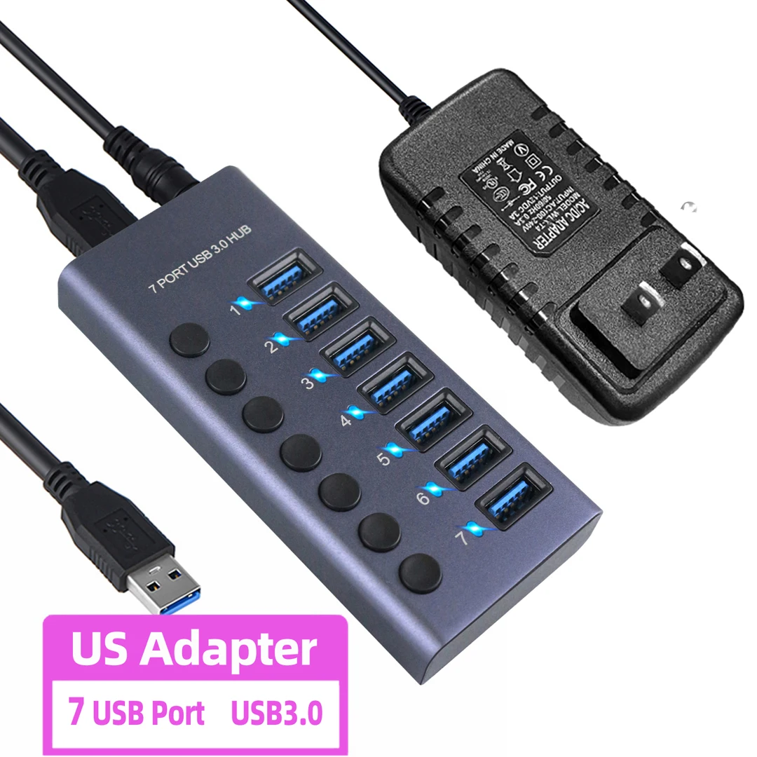 7Ports US Plug