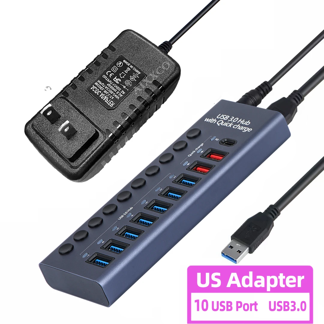 10Ports PD US Plug