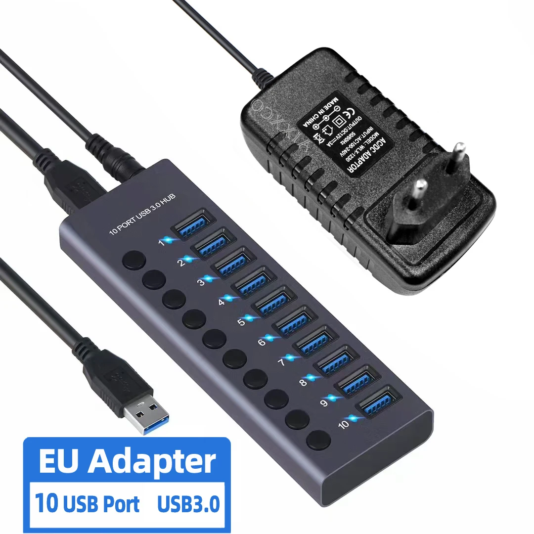 10Ports EU Plug