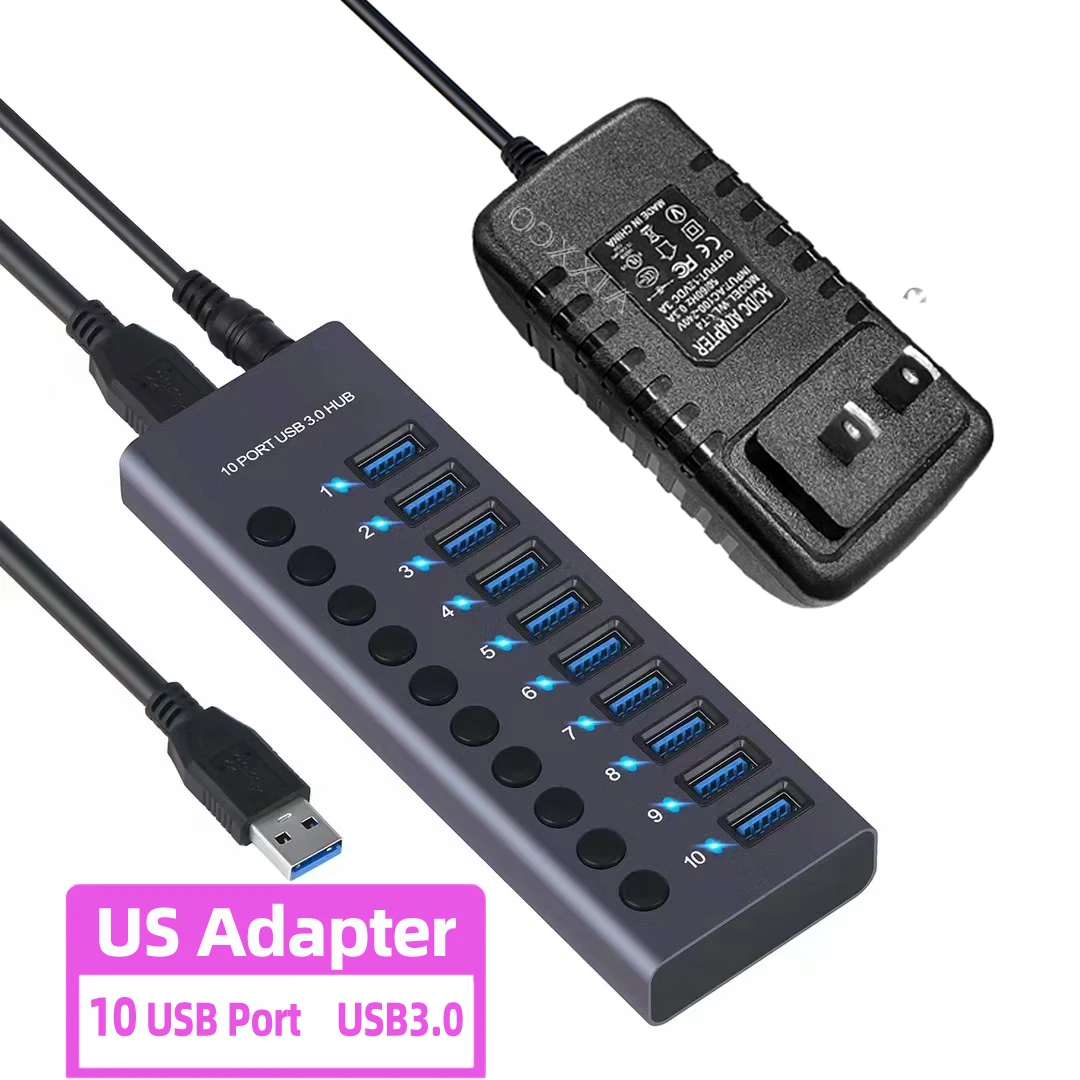 10Ports US Plug