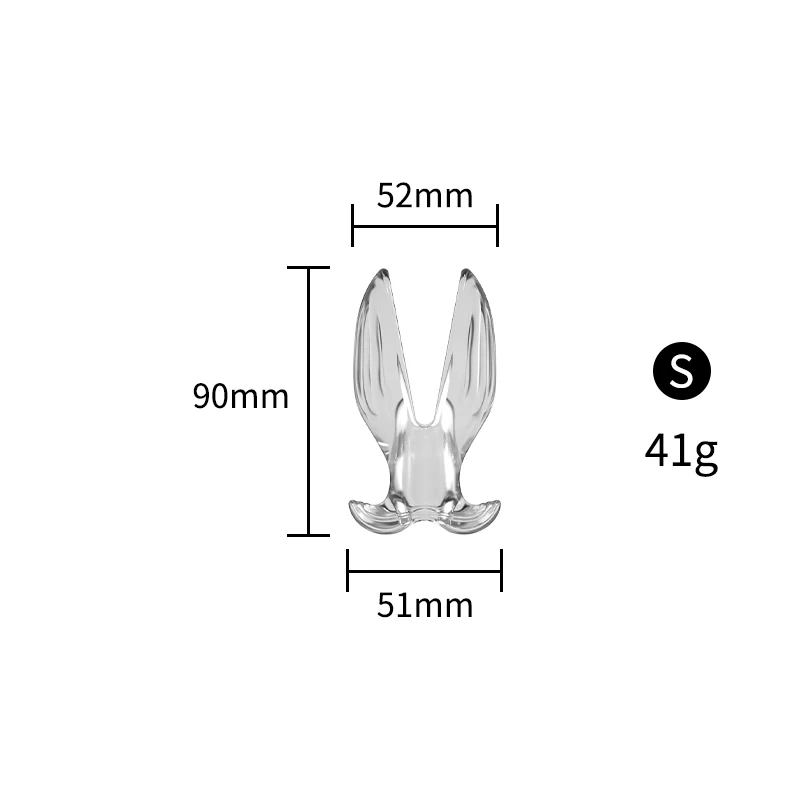 Transparent Size S
