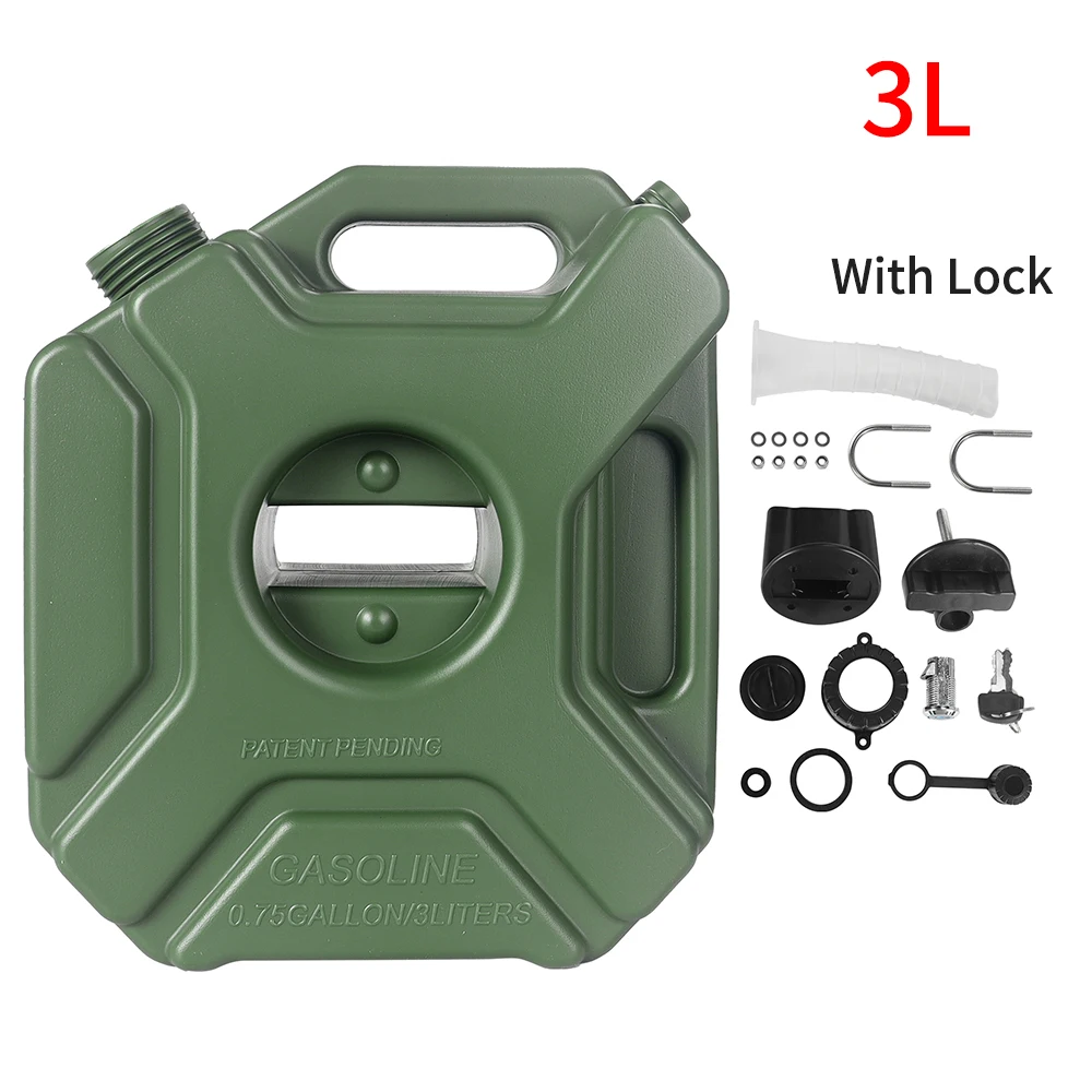 3L Green With Lock