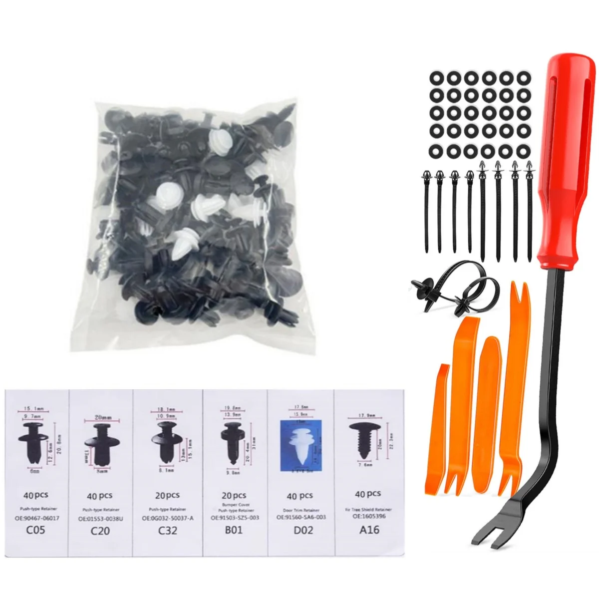 100pcs with 35 tools