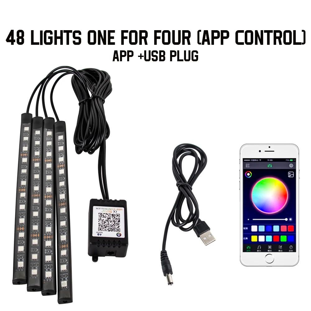 48LED APP USB