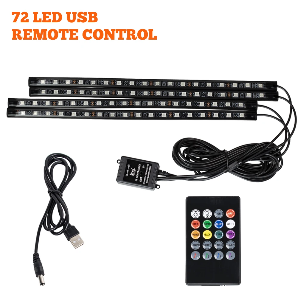 72LED Remote USB