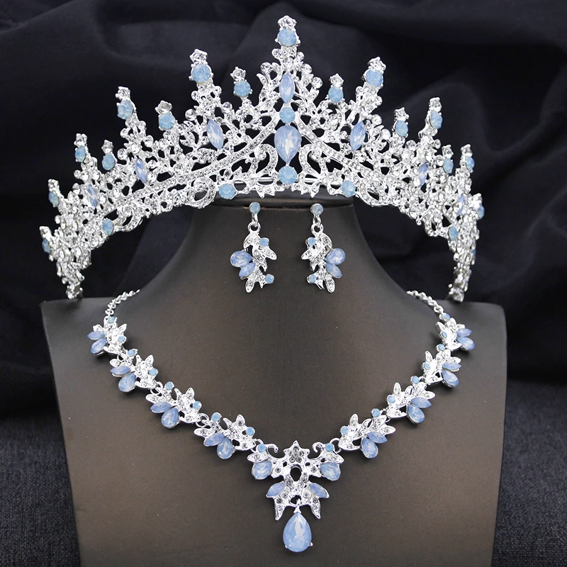 Silver Opal Blue
