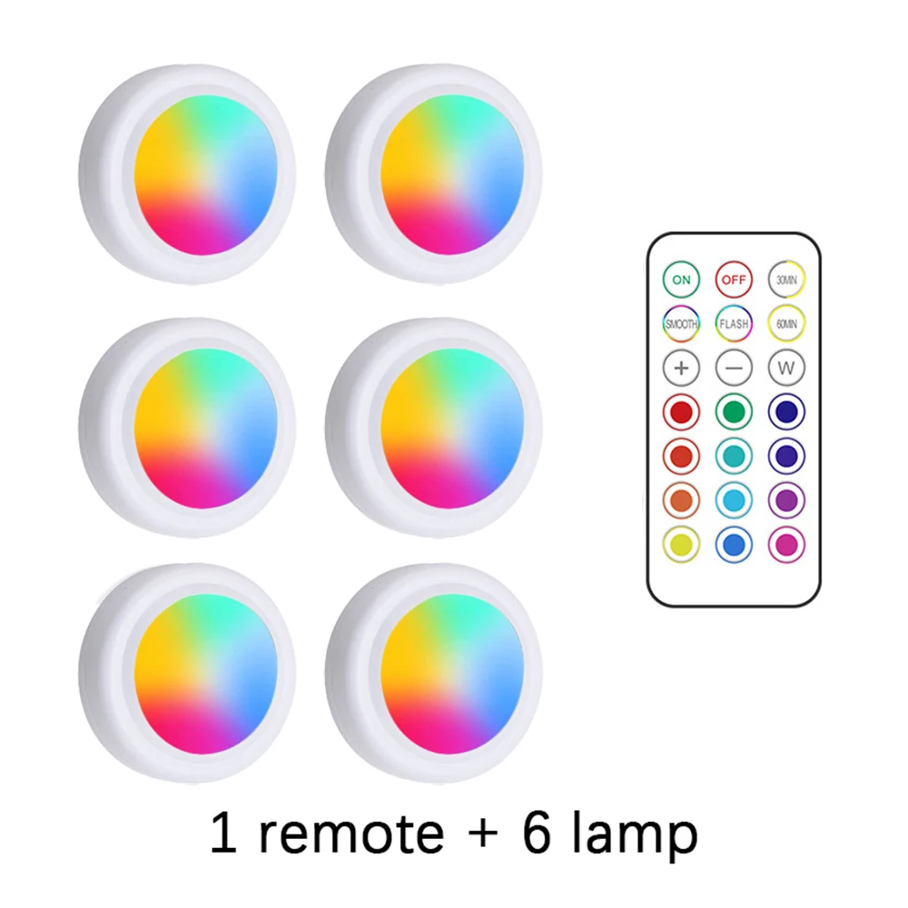 1 remote 6 lights