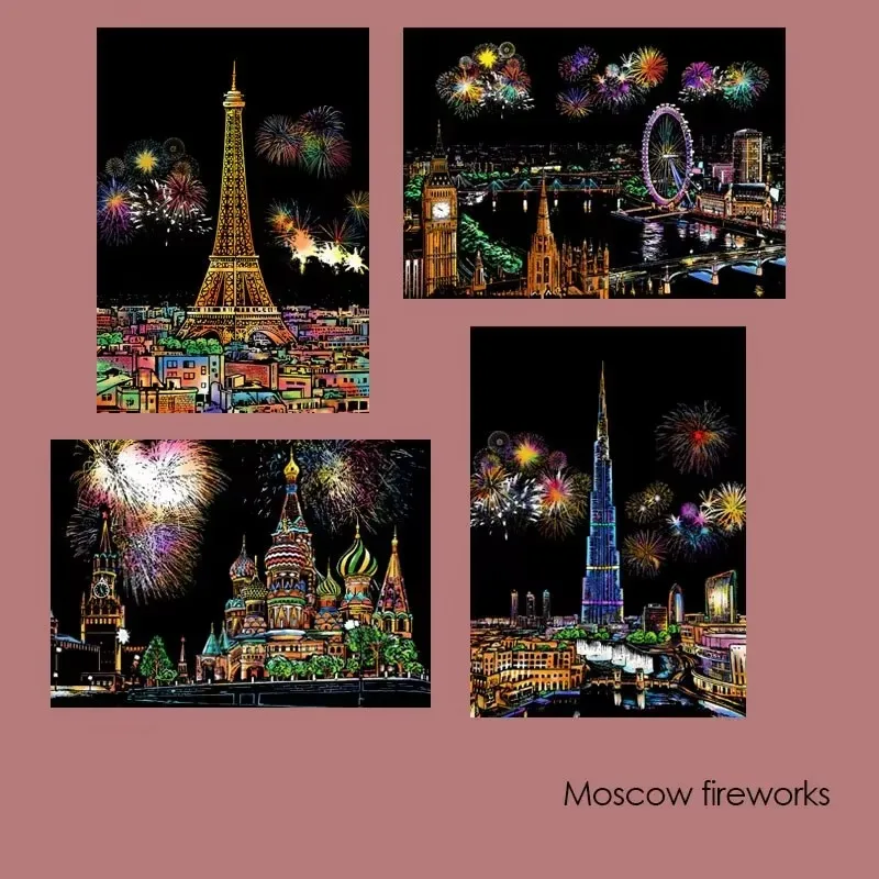 Moscow fireworks