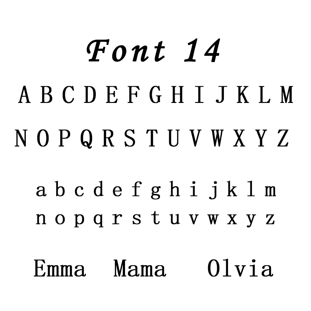 font 14
