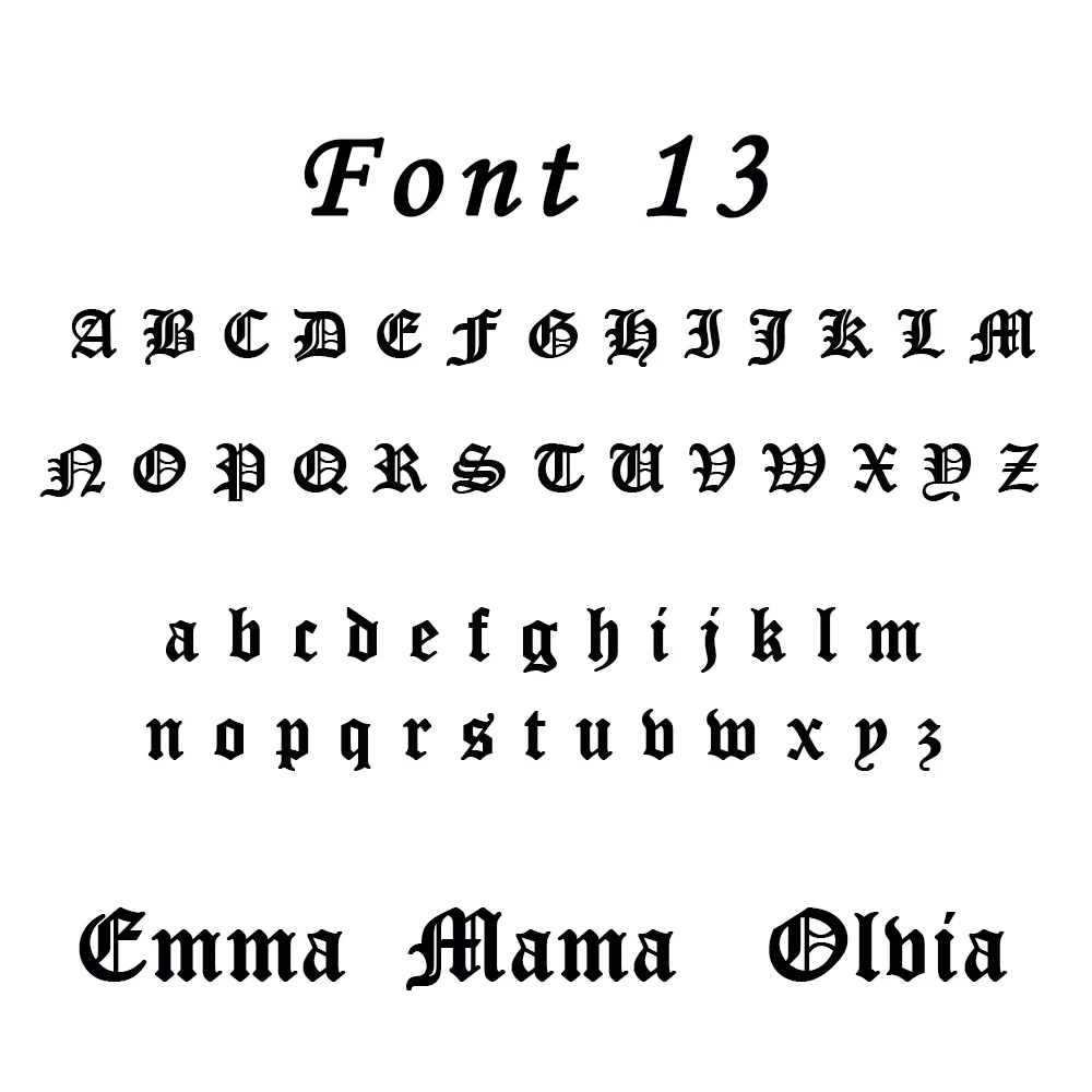 font 13