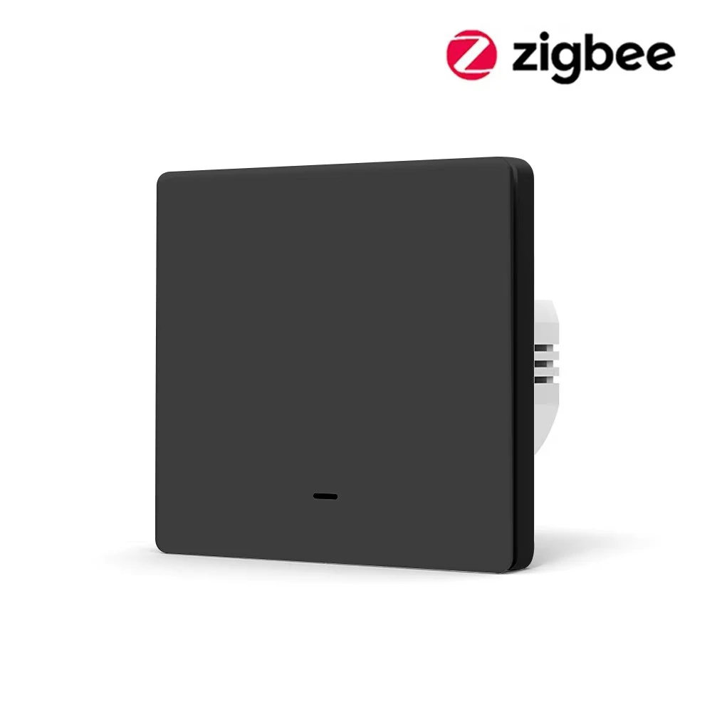 ZigBee Black 1 gang