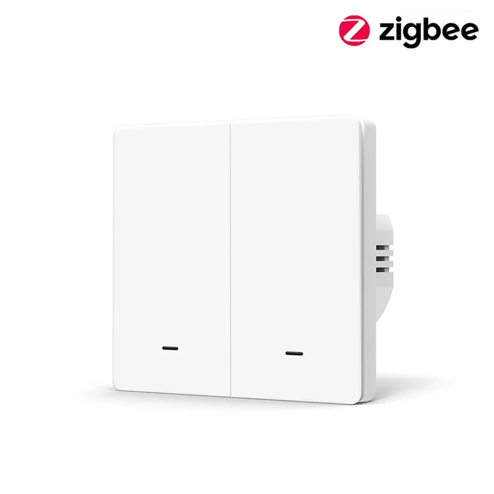 ZigBee white 2 gang