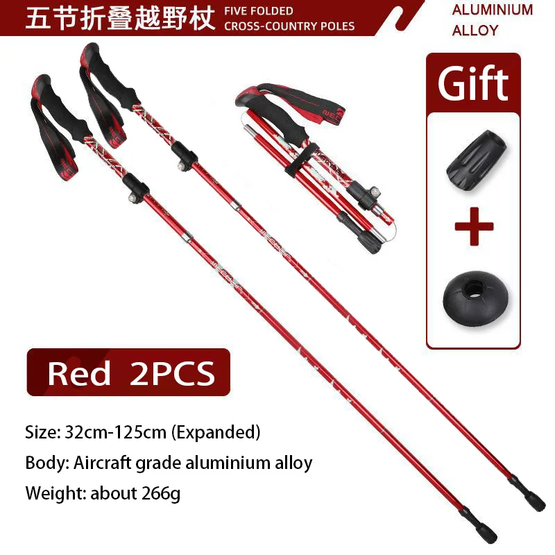 FoldCane 2PCS Red