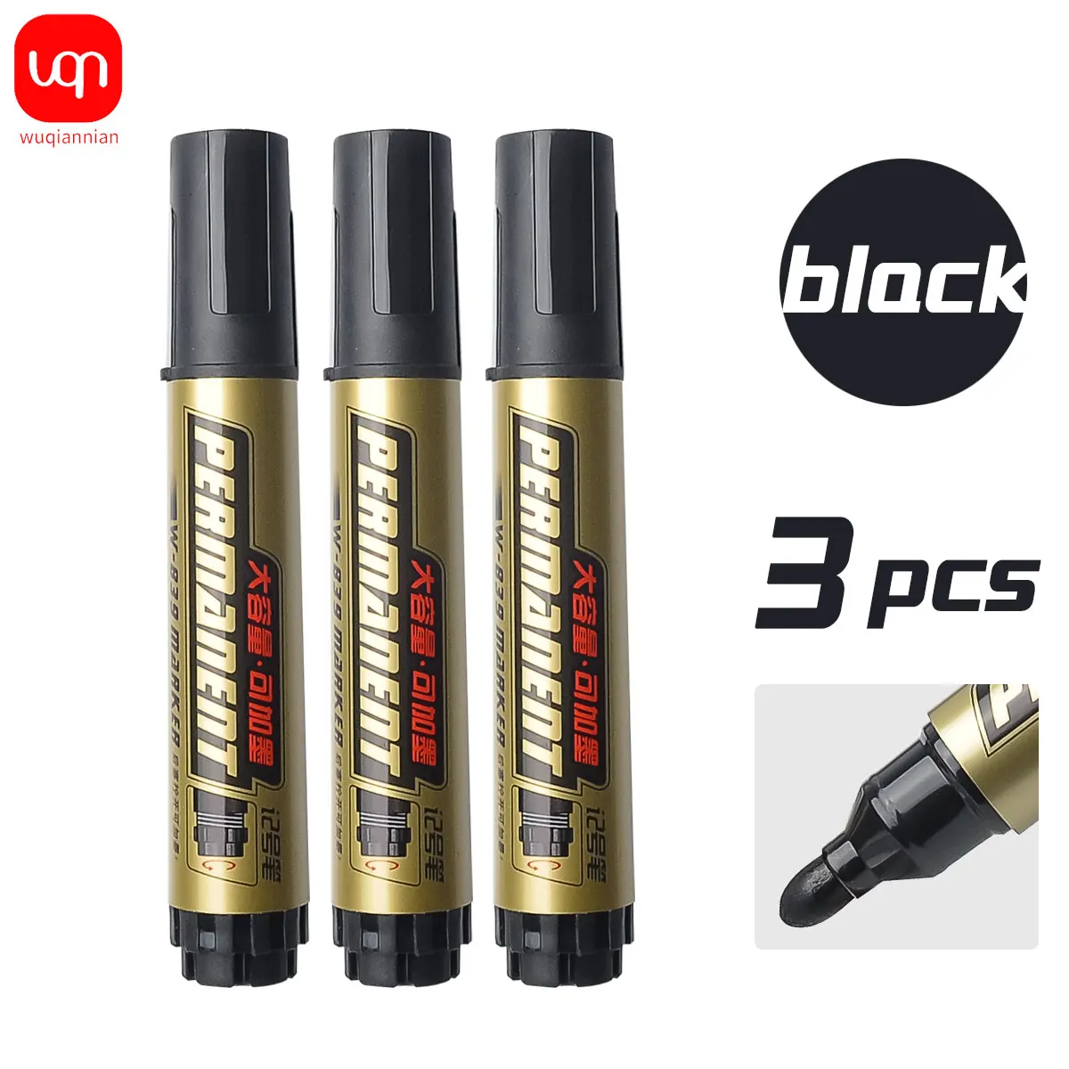 black-3pcs