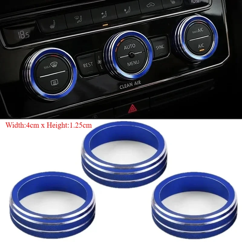 3pcs Blue