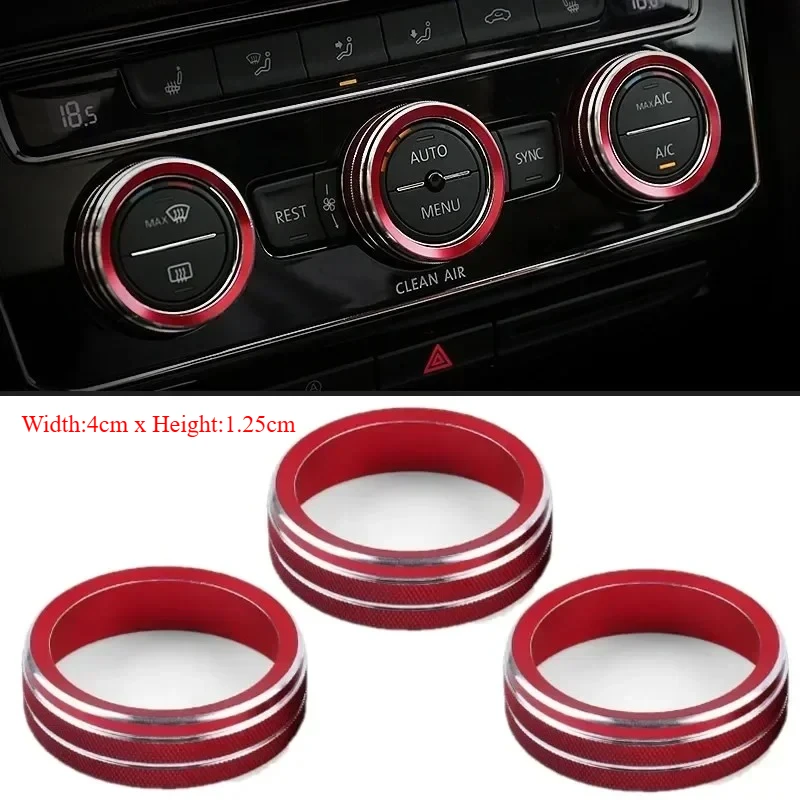 3pcs Red