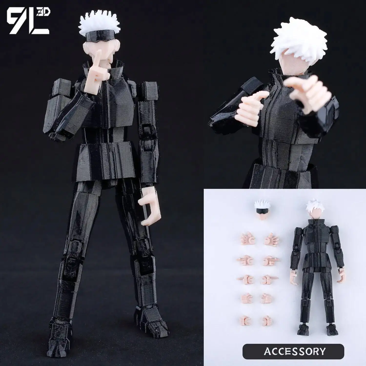 Gojo Black Outfit