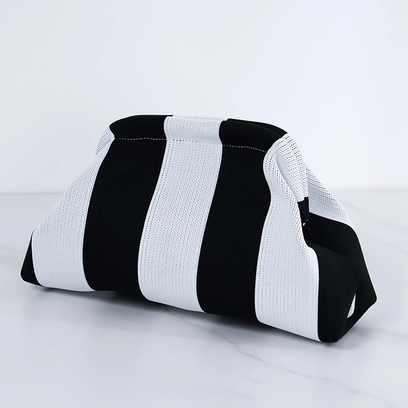 black and white