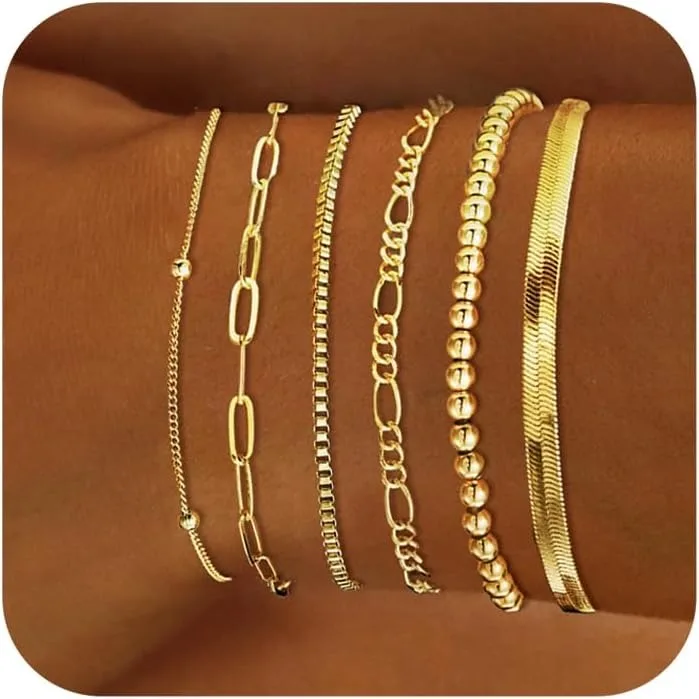 Gold Set of 6
