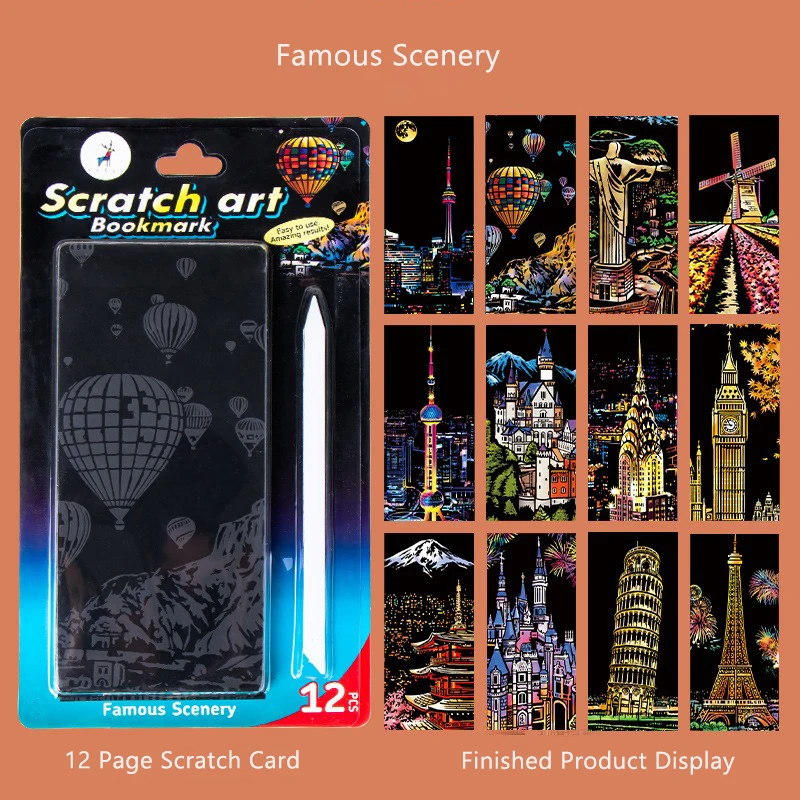 Famous Scenery-12Pcs