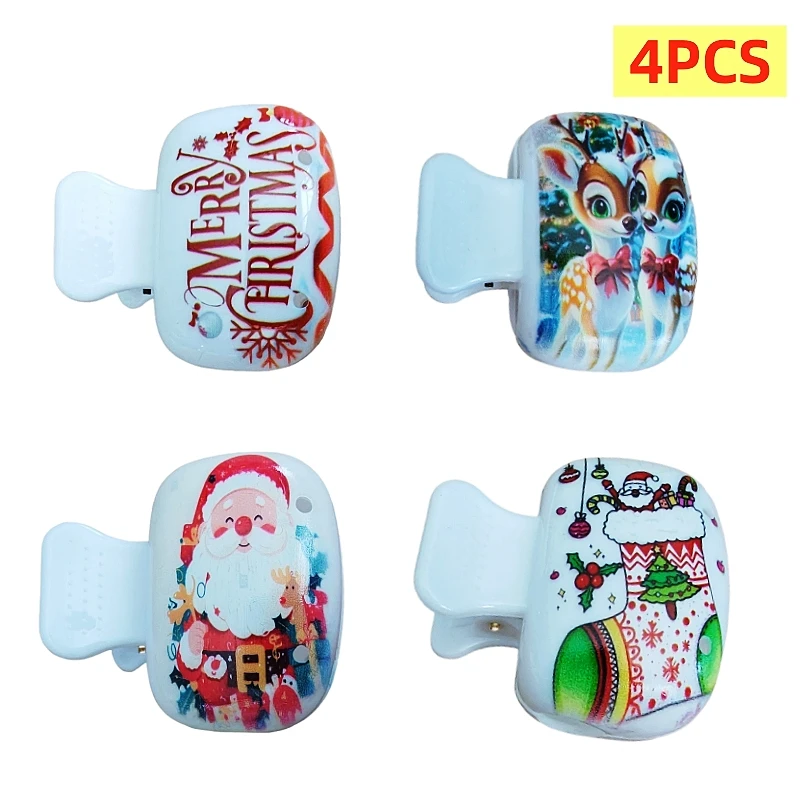 4PCS White Xmas A