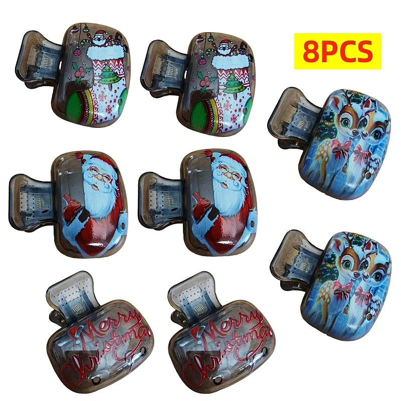 8PCS Grey Xmas D