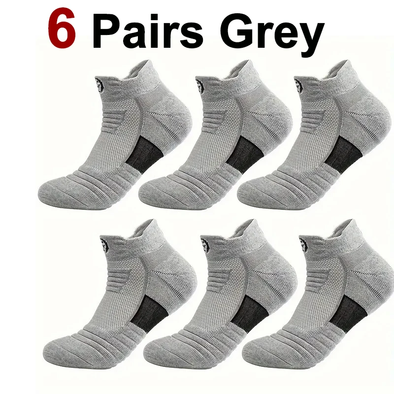 6 Pairs Grey