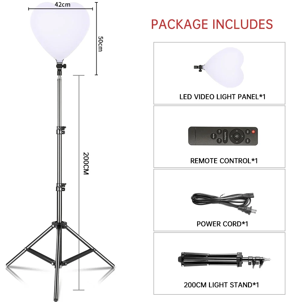 2M tripod love light