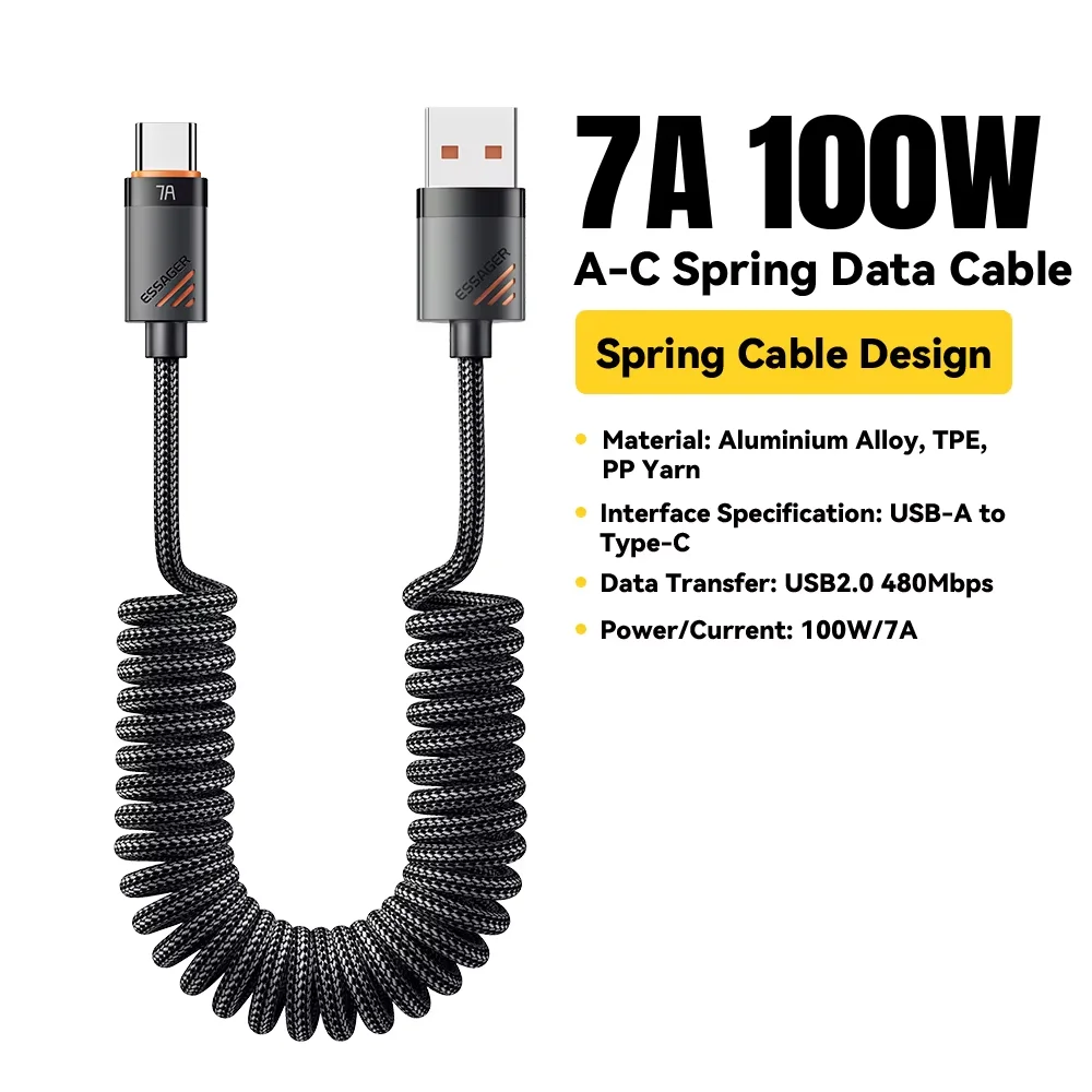 7A 100W A To C Black
