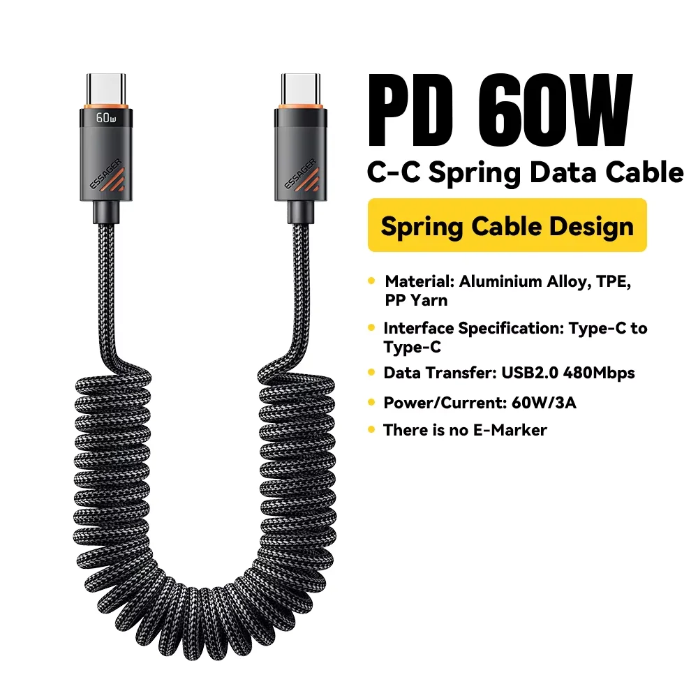 60W C To C Black