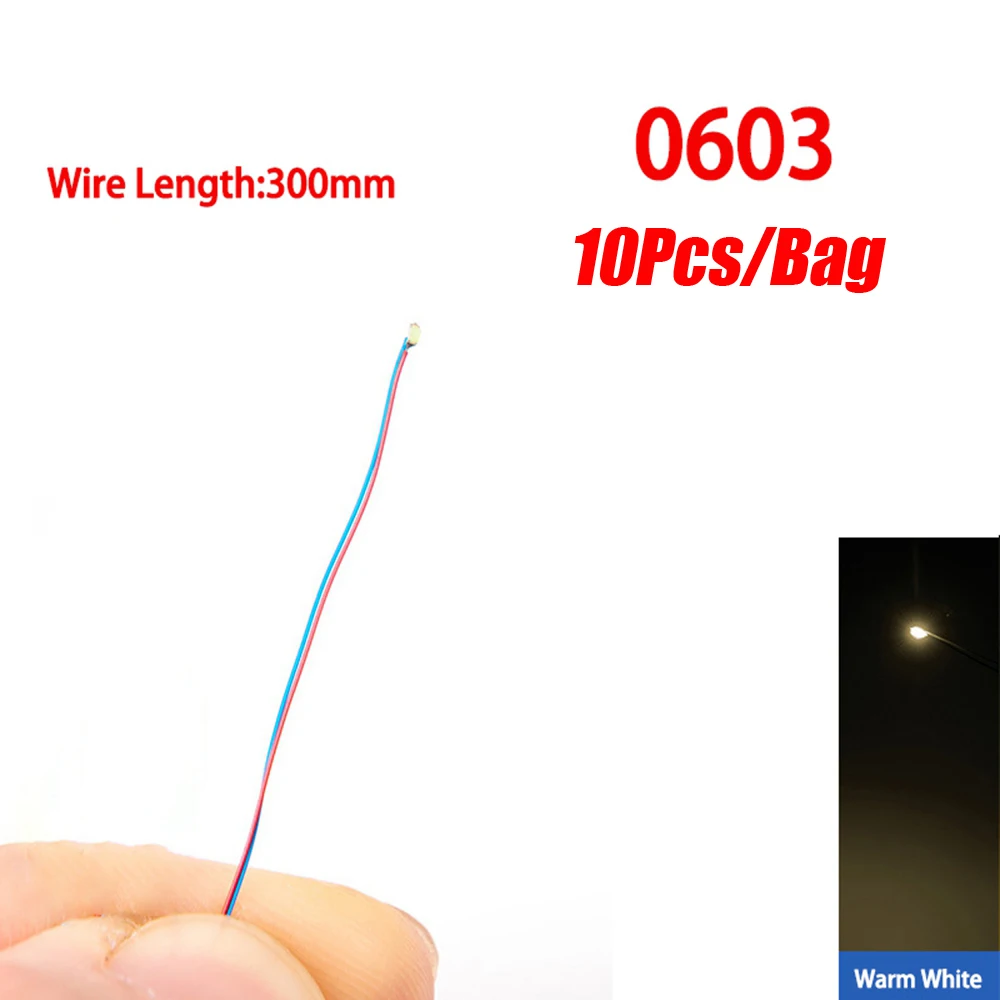 10pcs 0603 warmwhite