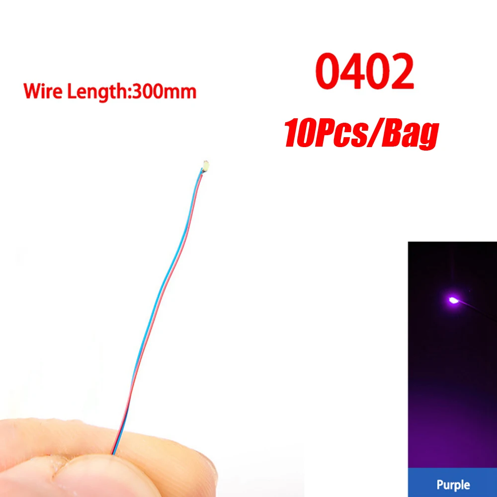 10pcs 0402 purple