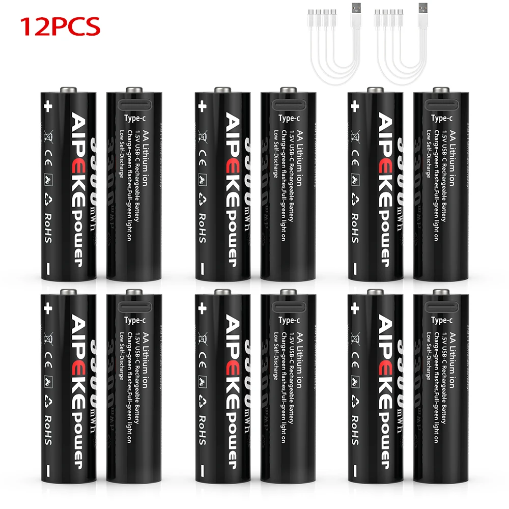USBAA 3300mWh 12PC