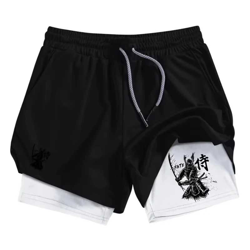 black white