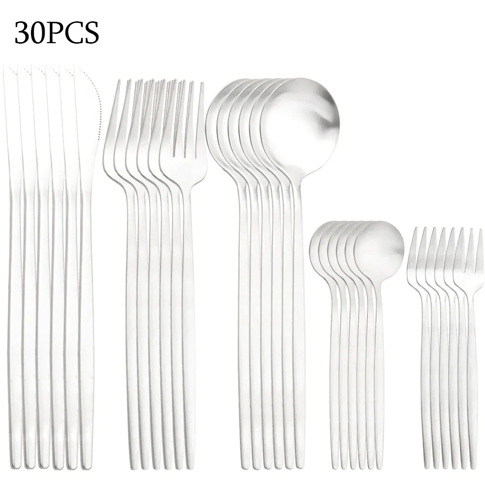 Silver 30Pcs