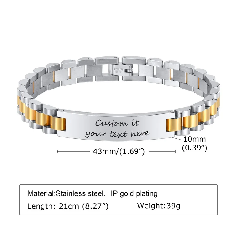 Gold Silver 1 Side