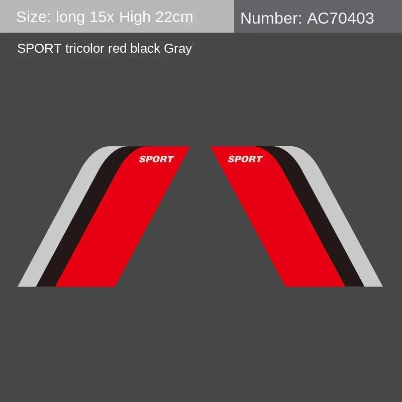 Red black grey 1PC