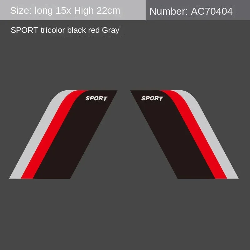Black red grey 1PC