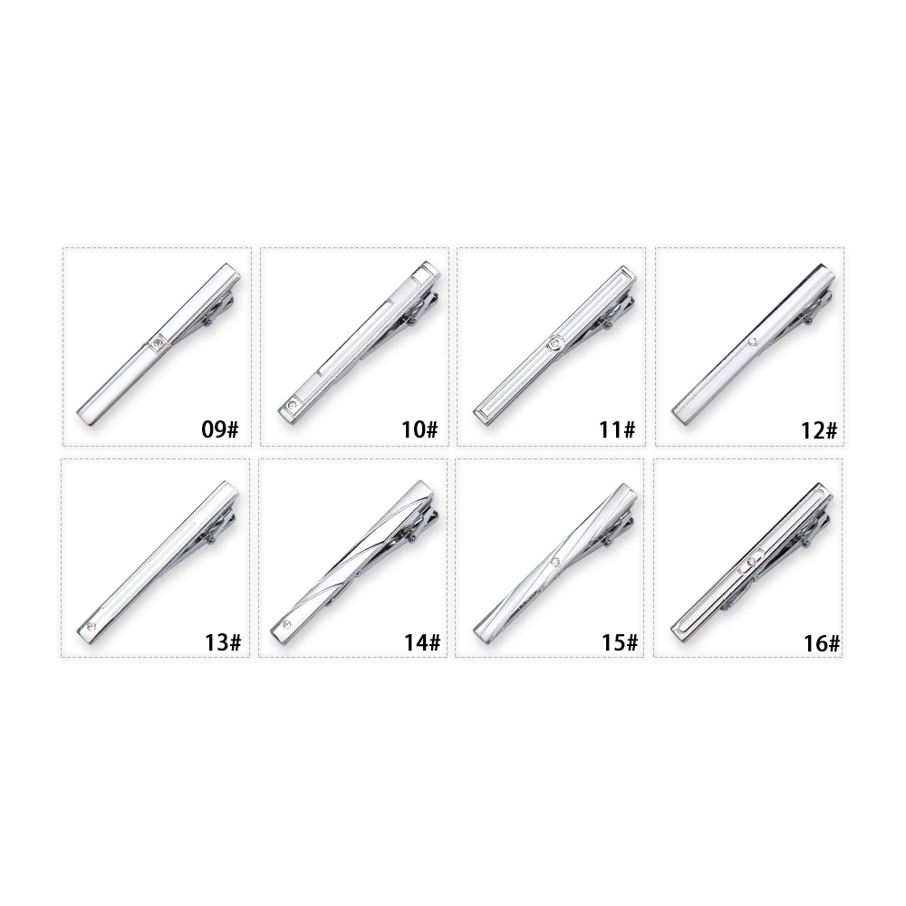 8pc tie clip 9-16