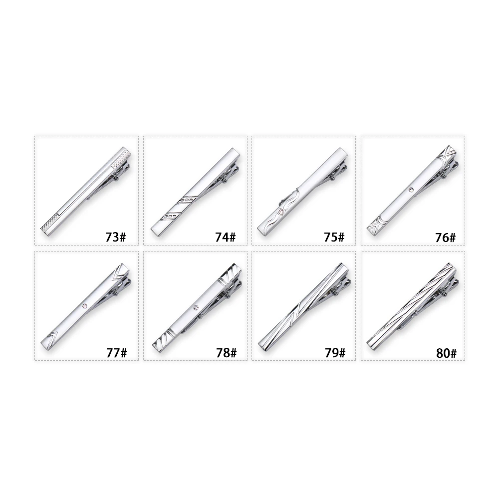 8pc tie clip 73-80