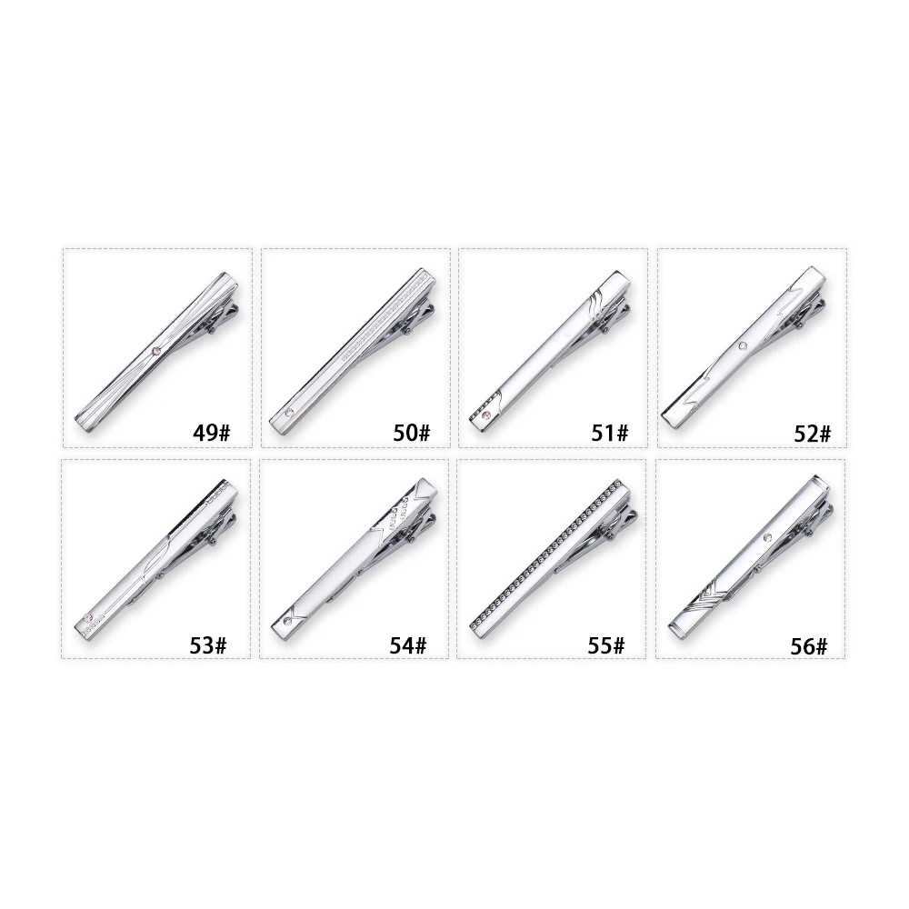 8pc tie clip 49-56