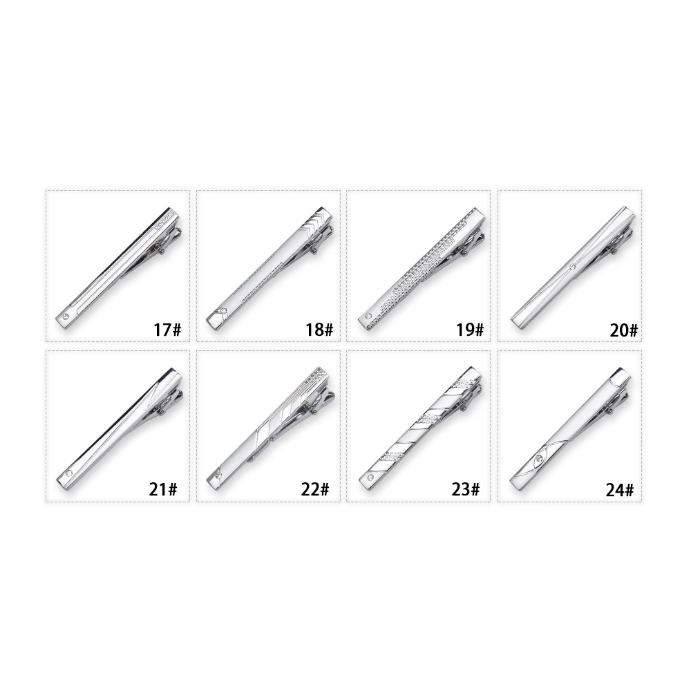 8pc tie clip 17-24