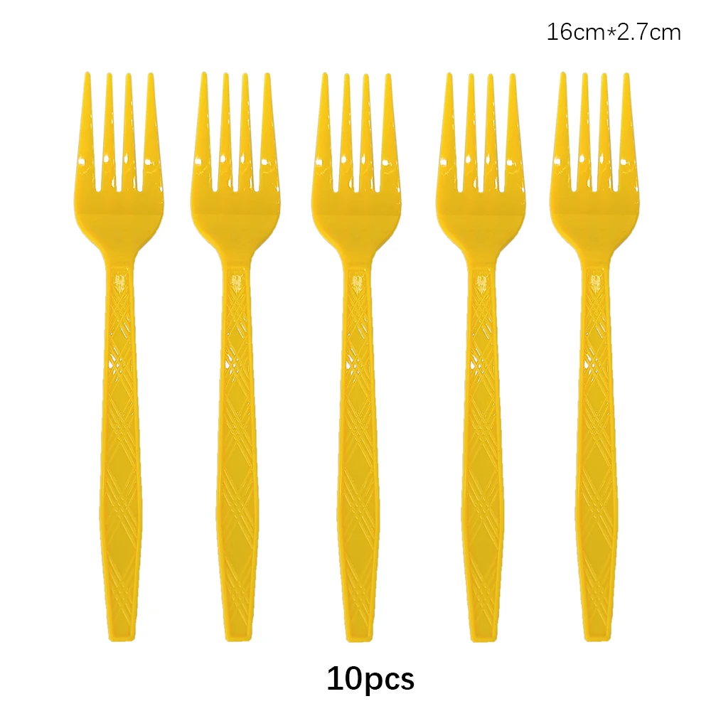 Yellow fork
